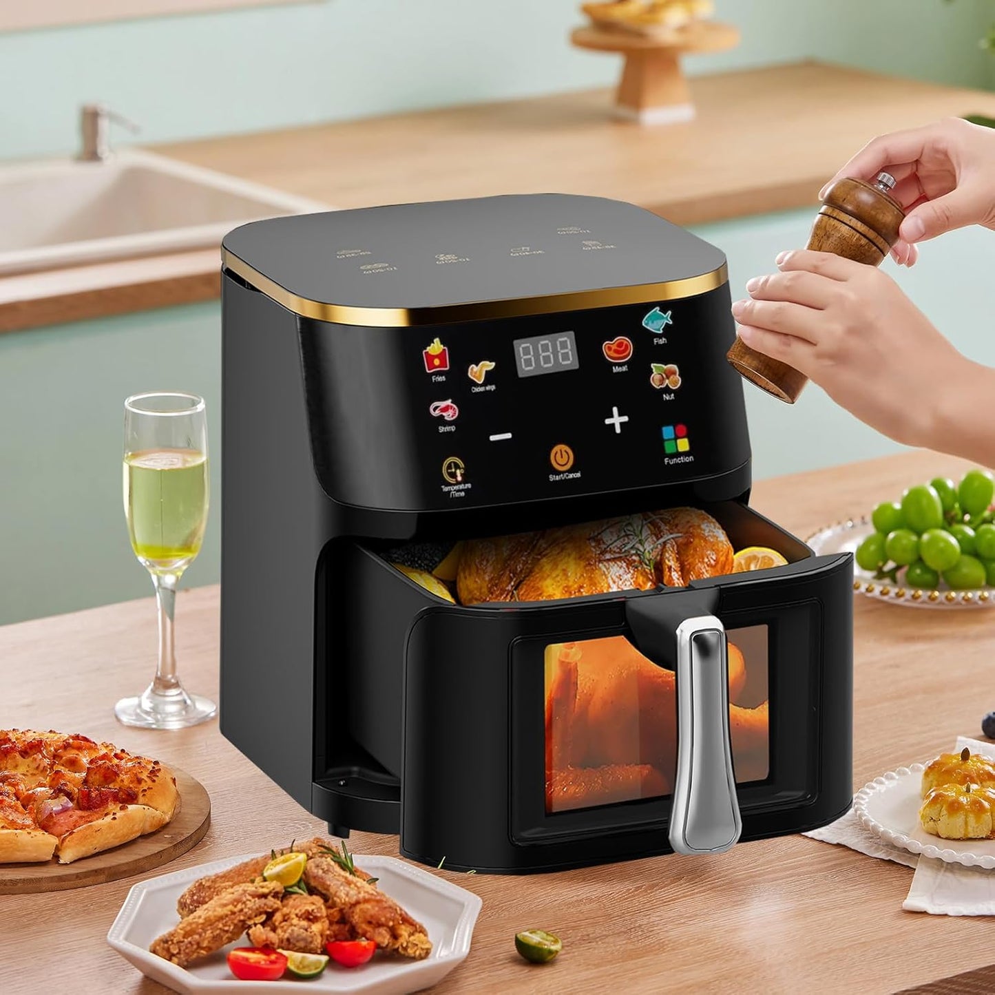 air fryer friteuza aer cald