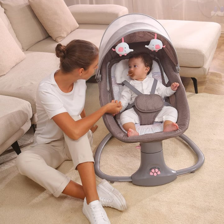 balansoar leagan electric copii bebelusi