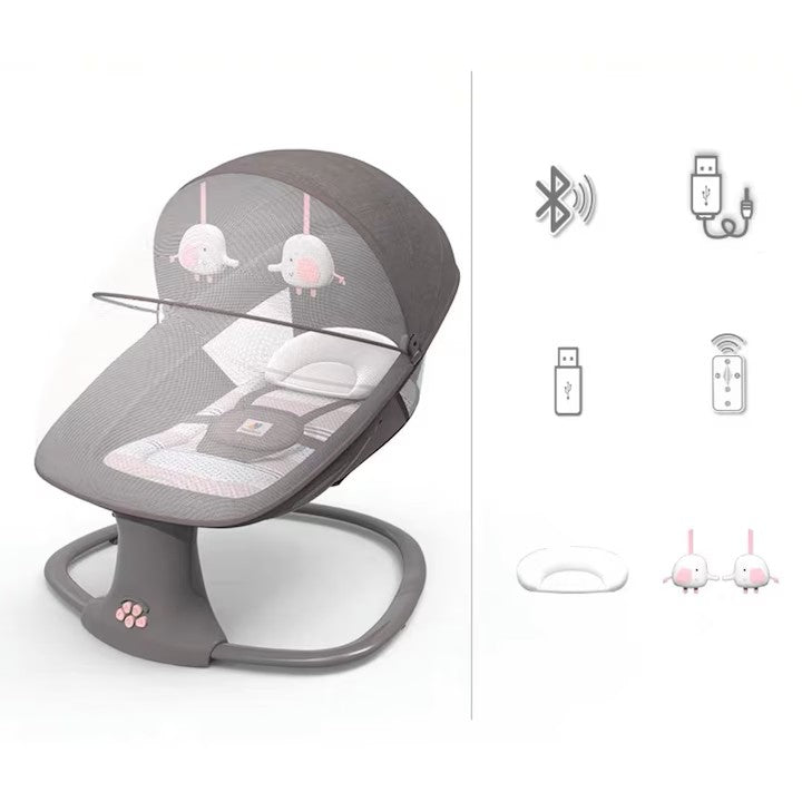 balansoar leagan electric copii bebelusi