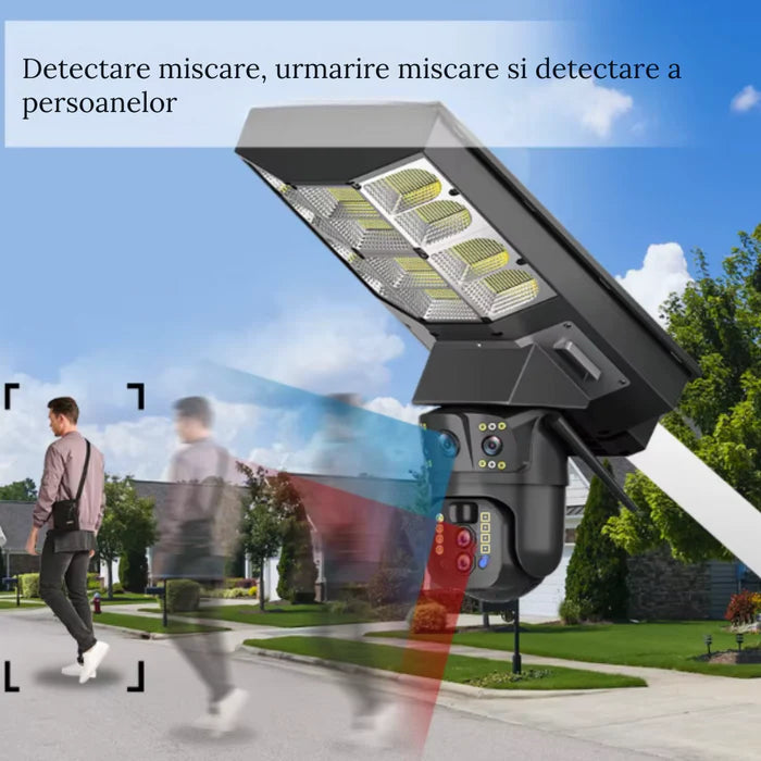 camera de filmat cu lampa stradala