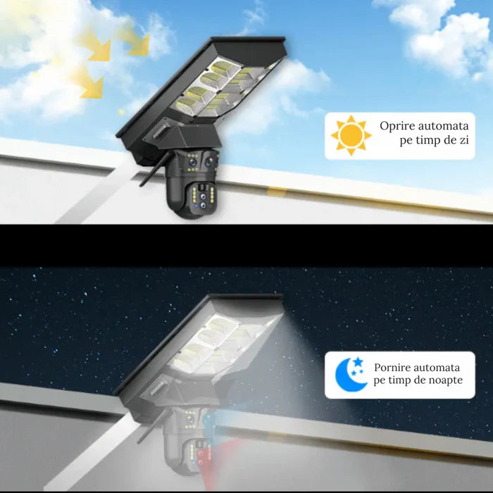 camera de filmat cu lampa stradala