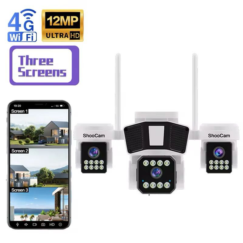 camera video cu 3 camere