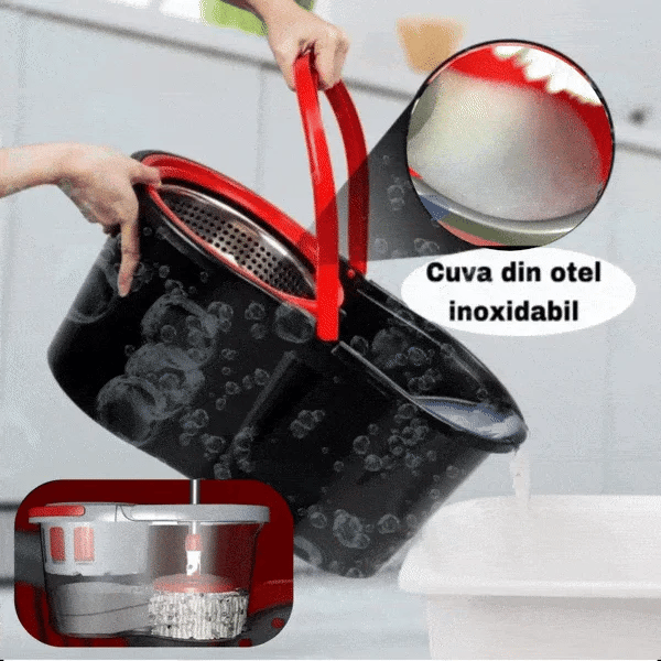 mop rotativ cu galeata 3 in 1