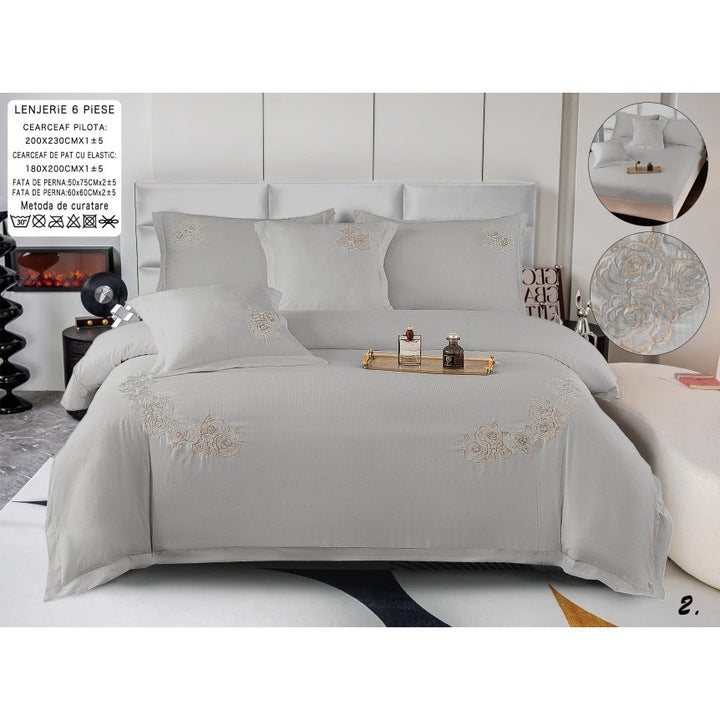 Lenjerie De Pat Cu Broderie