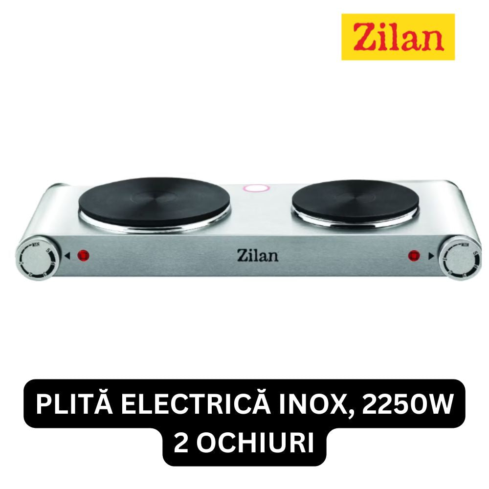 Plita electrica inox ZILAN putere 2250W