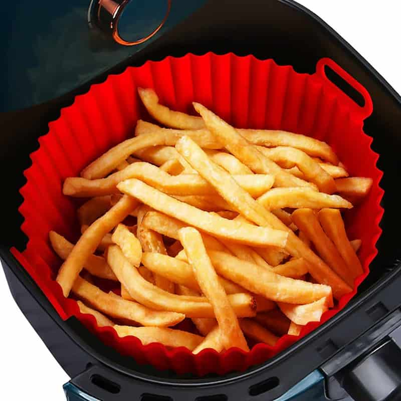 6 tavi silicon airfryer friteuza