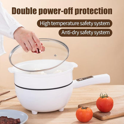 Tigaie Electrica Inteligenta - 3L, Multifunctionala, Panou Control, 26cm, Prajire, Fierbere, Aburire, Mentinerea Caldurii